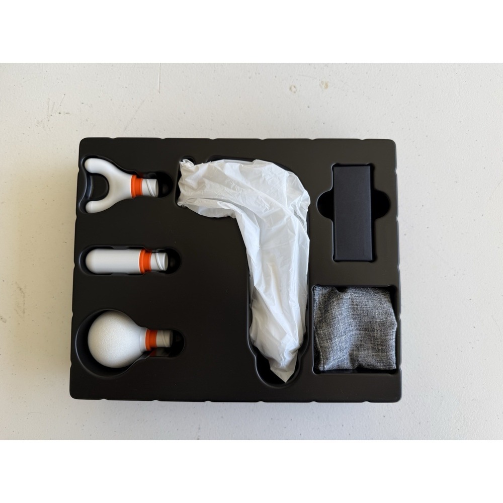 Sharper Image Power Percussion Edge+ Portable Cordless Massage Gun (4 Heads) - Picture 4 of 5